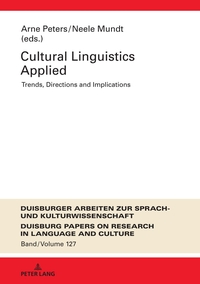 Vorderes Coverbild Cultural Linguistics Applied