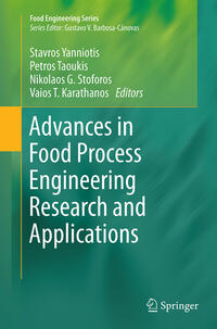 Vorderes Coverbild Advances in Food Process Engineering Research and Applications