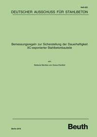 Vorderes Coverbild Bemessungsregeln zur Sicherstellung der Dauerhaftigkeit XC-exponierter Stahlbetonbauteile