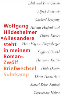 Vorderes Coverbild »Alles andere steht in meinem Roman«