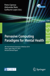 Vorderes Coverbild Pervasive Computing Paradigms for Mental Health