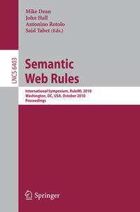 Vorderes Coverbild Semantic Web Rules