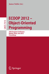 Vorderes Coverbild ECOOP 2012 -- Object-Oriented Programming