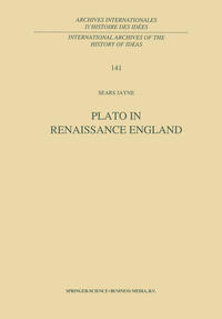 Vorderes Coverbild Plato in Renaissance England