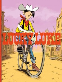 Vorderes Coverbild Lucky Luke sattelt um - Vorzugsausgabe