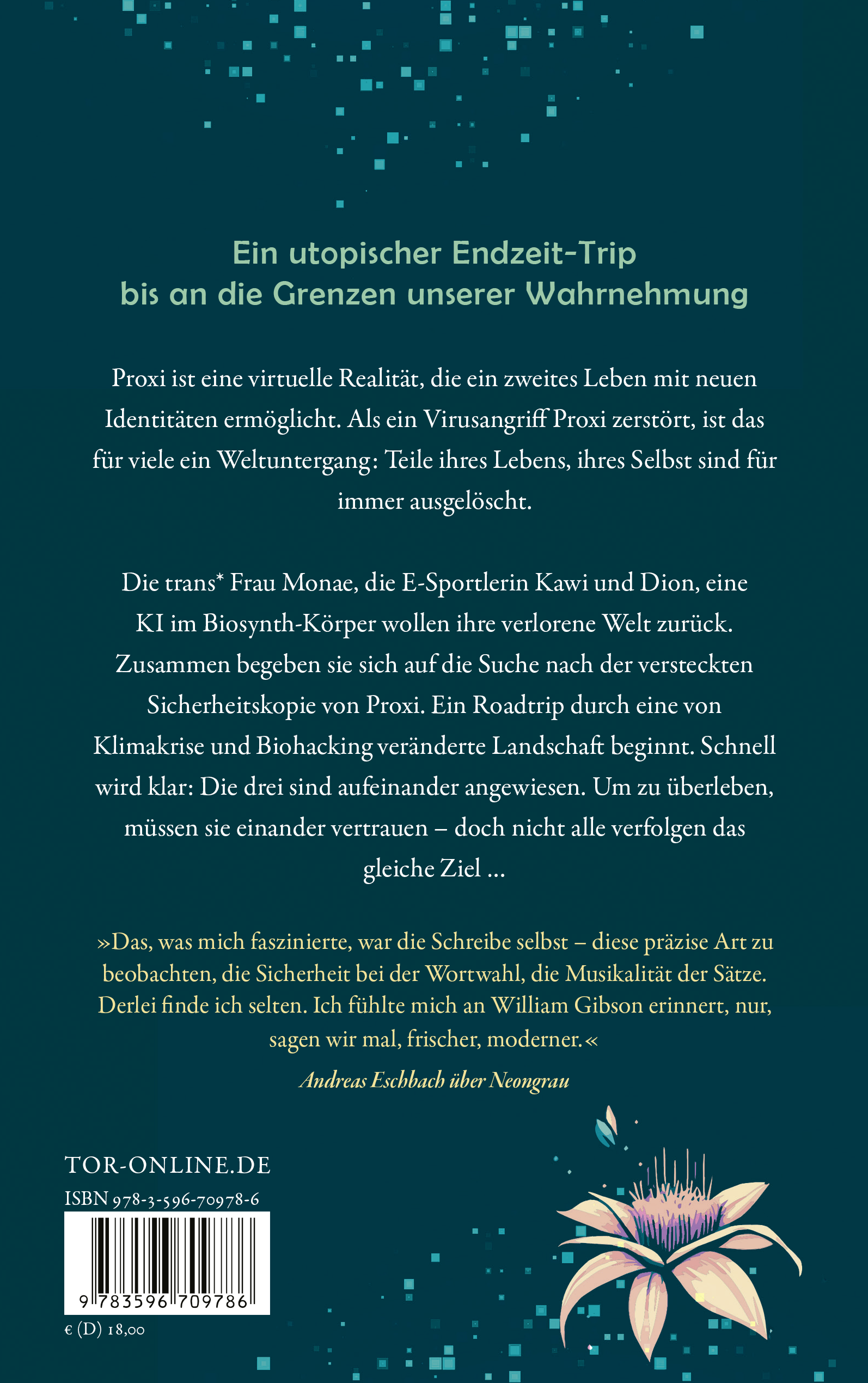 Rückseitencover Proxi. Eine Endzeit-Utopie