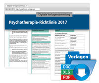 Vorderes Coverbild Arbeitshilfen zur neuen Psychotherapie-Richtlinie 2017