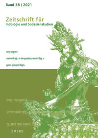 Vorderes Coverbild Zeitschrift für Indologie und Südasienstudien