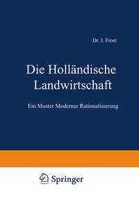 Vorderes Coverbild Die Holländische Landwirtschaft