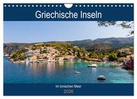 Vorderes Coverbild Griechische Inseln im Ionischen Meer (Wandkalender 2026 DIN A4 quer), CALVENDO Monatskalender