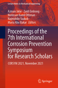 Vorderes Coverbild Proceedings of the 7th International Corrosion Prevention Symposium for Research Scholars