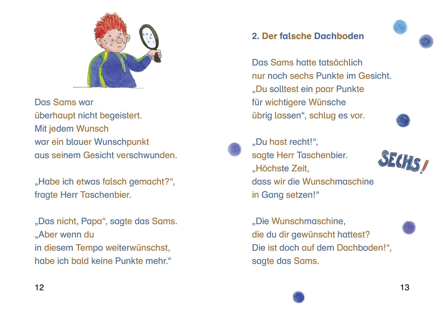 Beispielinhalt (Bild) Das Sams und die Wunschmaschine