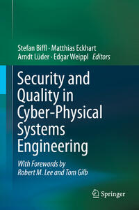 Vorderes Coverbild Security and Quality in Cyber-Physical Systems Engineering