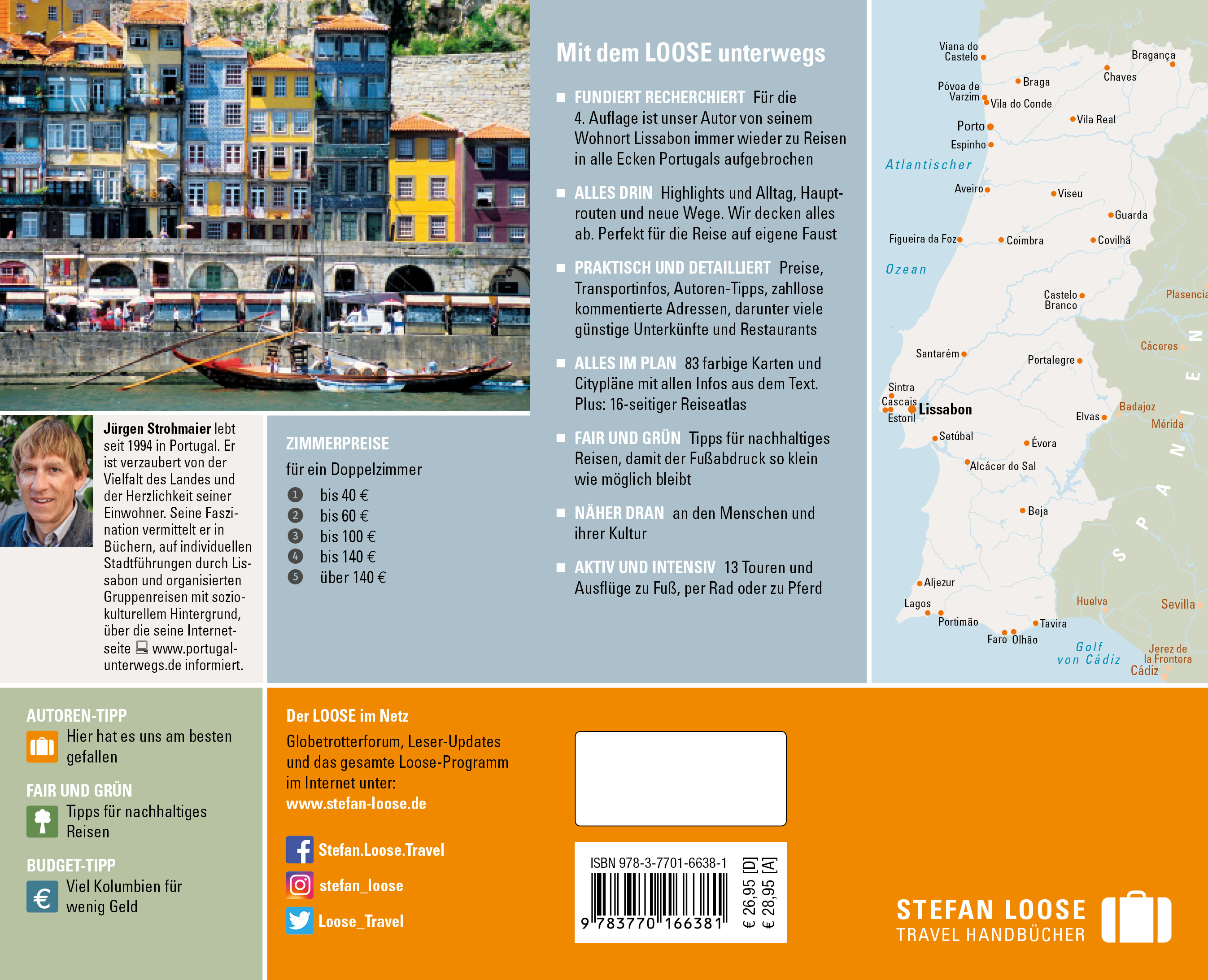 Rückseitencover Stefan Loose Reiseführer Portugal