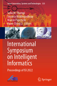 Vorderes Coverbild International Symposium on Intelligent Informatics