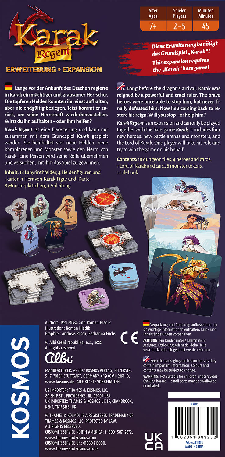 Rückseitencover Karak Regent Erweiterung