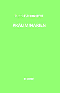 Vorderes Coverbild Präliminarien