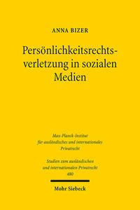 Vorderes Coverbild Persönlichkeitsrechtsverletzung in sozialen Medien