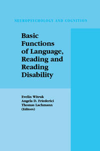 Vorderes Coverbild Basic Functions of Language, Reading and Reading Disability