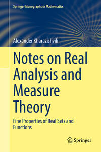 Vorderes Coverbild Notes on Real Analysis and Measure Theory