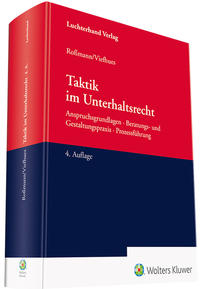 Vorderes Coverbild Taktik im Unterhaltsrecht