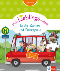 Vorderes Coverbild Klett Mein Lieblings-Block Erste Zahlen und Denkspiele