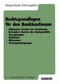 Vorderes Coverbild Rechtsgrundlagen für den Bankkaufmann