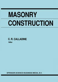 Vorderes Coverbild Masonry Construction