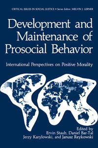Vorderes Coverbild Development and Maintenance of Prosocial Behavior