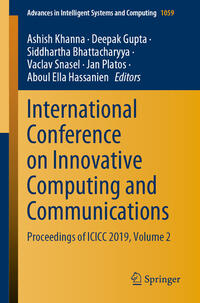 Vorderes Coverbild International Conference on Innovative Computing and Communications