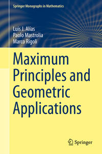 Vorderes Coverbild Maximum Principles and Geometric Applications