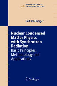 Vorderes Coverbild Nuclear Condensed Matter Physics with Synchrotron Radiation