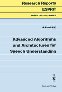 Vorderes Coverbild Advanced Algorithms and Architectures for Speech Understanding