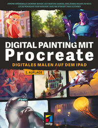 Vorderes Coverbild Digital Painting mit Procreate 5.3