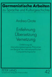 Vorderes Coverbild Entlehnung – Übersetzung – Vernetzung