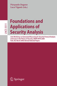 Vorderes Coverbild Foundations and Applications of Security Analysis