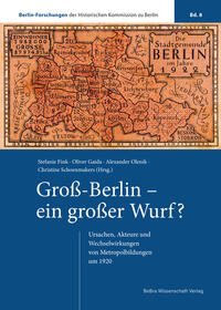 Vorderes Coverbild Groß-Berlin – ein großer Wurf?
