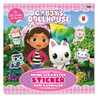 Vorderes Coverbild Gabby's Dollhouse: Meine schönsten Sticker zum Ausmalen