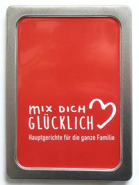 Vorderes Coverbild mix dich glücklich Rezeptbox "Hauptgerichte für die ganze Familie"