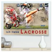Vorderes Coverbild Ich liebe Lacrosse (hochwertiger Premium Wandkalender 2025 DIN A2 quer), Kunstdruck in Hochglanz