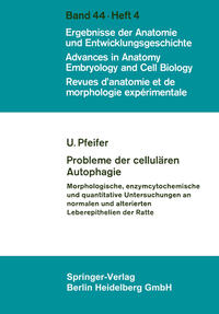 Vorderes Coverbild Probleme der cellulären Autophagie