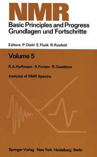 Vorderes Coverbild Analysis of NMR Spectra
