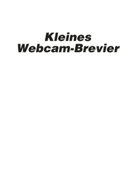 Vorderes Coverbild Kleines Webcam-Brevier
