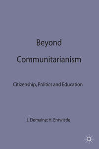 Vorderes Coverbild Beyond Communitarianism