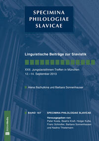 Vorderes Coverbild Linguistische Beiträge zur Slavistik. XXII. JungslavistInnen-Treffen in München, 12.-14. September 2013