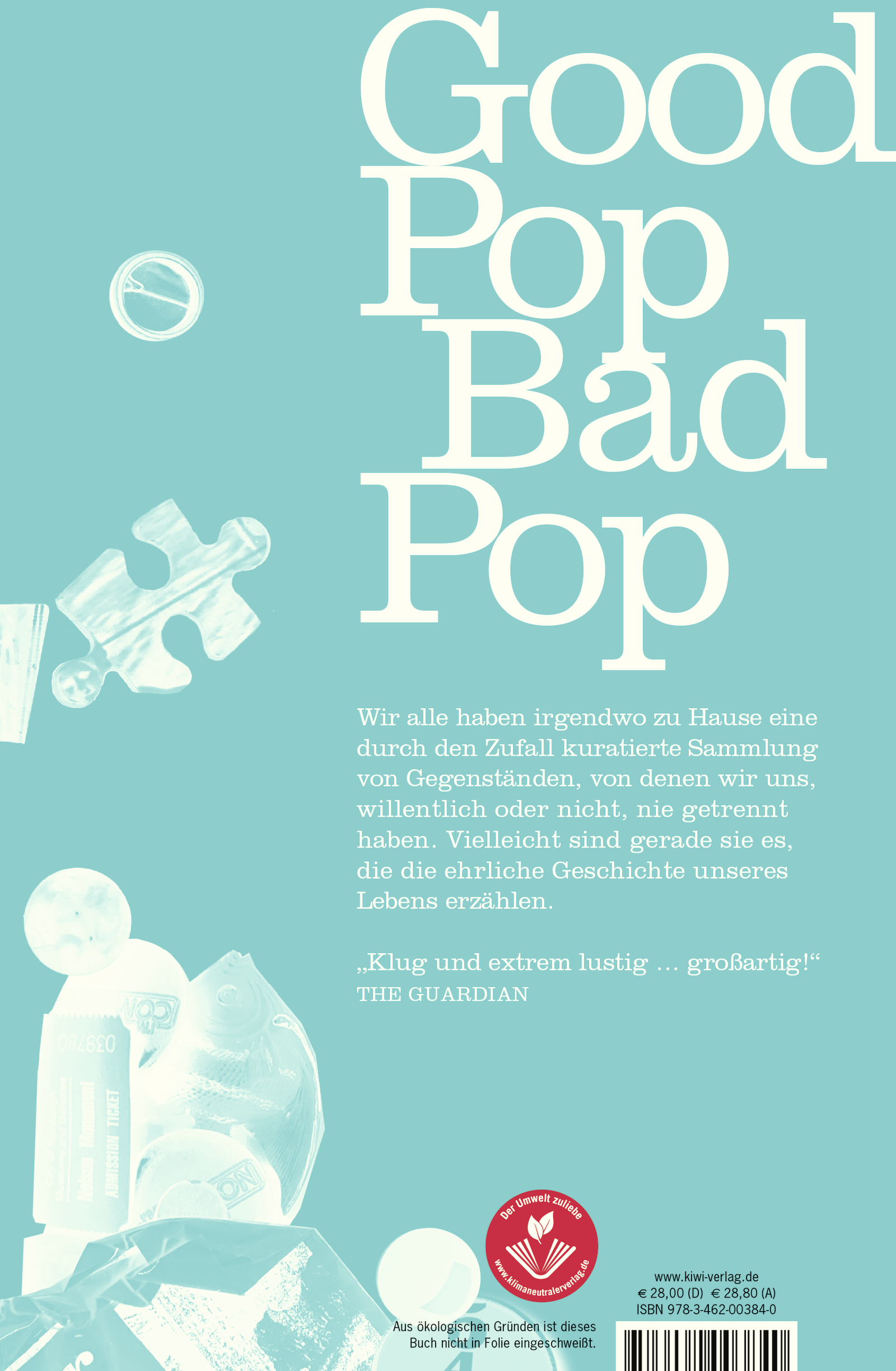 Rückseitencover Good Pop, Bad Pop
