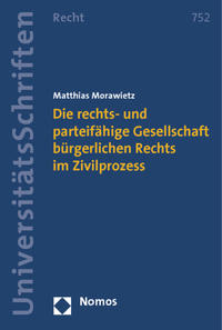 Vorderes Coverbild Die rechts- und parteifähige Gesellschaft bürgerlichen Rechts im Zivilprozess