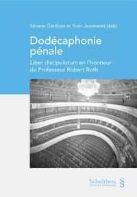 Vorderes Coverbild Dodécaphonie pénale