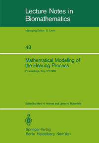 Vorderes Coverbild Mathematical Modeling of the Hearing Process