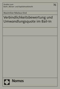Vorderes Coverbild Verbindlichkeitsbewertung und Umwandlungsquote im Bail-In